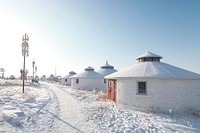 House covered in snow during winter. Free public domain CC0 image. 