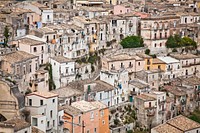 Roof of buildings in Ragusa, Italy. Free public domain CC0 image.