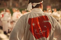 Japanese man in traditional costume. Free public domain CC0 photo.