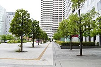 Shinagawa street, Japan. Free public domain CC0 photo.