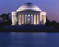Jefferson memorial in Washington DC, United States of America. Free public domain CC0 photo.