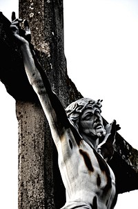 Jesus on the cross. Free public domain CC0 photo.