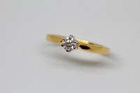 Simple and elegant diamond ring. Free public domain CC0 photo.