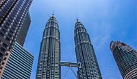 Petronas twin towers, Malaysia landmark. Free public domain CC0 photo.