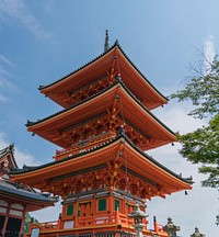 Kiyomizu temple in Japan. Free public domain CC0 photo.