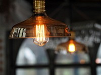 Electrical light, lightbulb. Free public domain CC0 photo