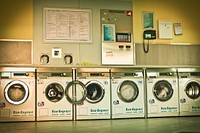 Washing machine station. Free public domain CC0 photo.