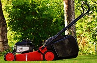 Lawn mower. Free public domain CC0 photo.