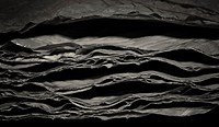 Black paper crumpled. Free public domain CC0 photo.