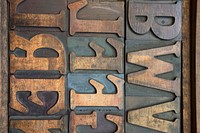 Close up alphabets. Free public domain CC0 photo.