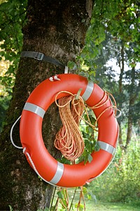 Lifebelt safety ring. Free public domain CC0 image.