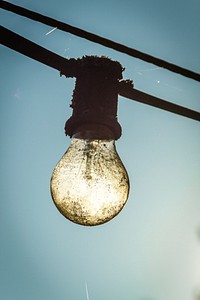 Light bulb. Free public domain CC0 photo.