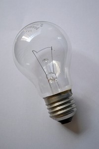 Light bulb. Free public domain CC0 photo.