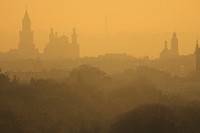 Foggy Poland scenery.  Free public domain CC0 image.