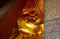 Golden Buddha statue background. Free public domain CC0 image.