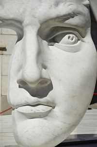 Carrara marble statue.Free public domain CC0 photo.