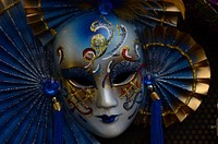 Colorful Carnival masks. Free public domain CC0 image.