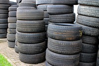 Car tyre. Free public domain CC0 photo.