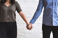 Free couple holding hand image, public domain CC0.