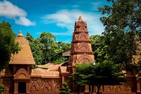 Ancient temple pagoda architecture in Thailand. Free public domain CC0 image.