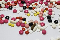 Pills & drugs, healthcare photo. Free public domain CC0 image.