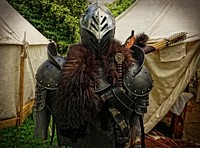 Knight's armor. Free public domain CC0 image.