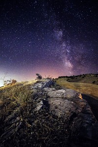 Milky way background. Free public domain CC0 image.