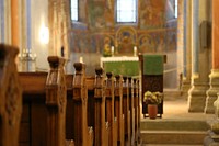 Beautiful church interior. Free public domain CC0 photo.