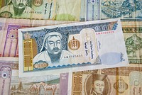 Mongolia Banknotes. Free public domain CC0 photo.