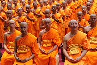 Dhammakaya tradition, Pathum Thani Province, Thailand, Sept. 26, 2014.