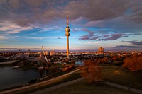 Olympic tower, Munich, Germany. Free public domain CC0 photo.