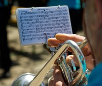 Trumpet, musical instrument. Free public domain CC0 photo.