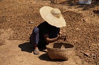 Farmer at Myanmar hill tribe. Free public domain CC0 photo.