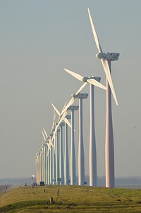 Windmill for alternative energy. Free public domain CC0 photo.