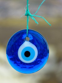 Amulet, devil's eye, Turkey photo. Free public domain CC0 image.