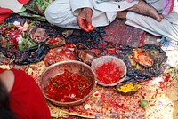 Hindu sacrifice in Nepal. Free public domain CC0 photo.