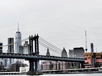 Brooklyn Bridge, New York, USA. Free public domain CC0 photo.