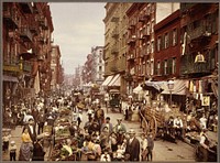 New York city in the 1900's. Free public domain CC0 photo.