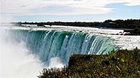 Niagara falls scenery. Free public domain CC0 image.