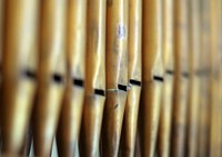 Music instrument made of bamboo. Free public domain CC0 image.