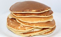 Pancake, American breakfast. Free public domain CC0 image