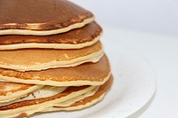 Pancake, American breakfast. Free public domain CC0 image