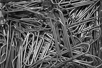 Bunch of paper clips. Free public domain CC0 photo.