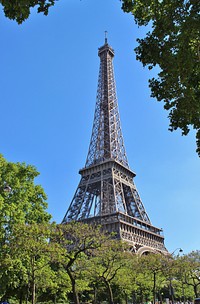 Eiffel tower, Paris, France. Free public domain CC0 image.