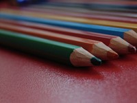 Coloring pencils. Free public domain CC0 image.