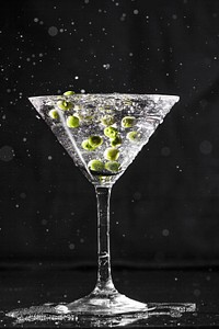 Cocktail drink, martini glass . Free public domain CC0 image