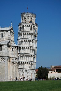 The Leaning Tower of Pisa in Italy. Free public domain CC0 image.