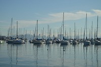 Yacht docking by the marina. Free public domain CC0 photo.