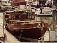 Yachts docking at marina. Free public domain CC0 photo.