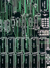 Electronic chip. Free public domain CC0 photo.